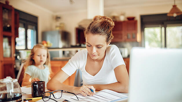 Arbeit, Homeoffice, Familie