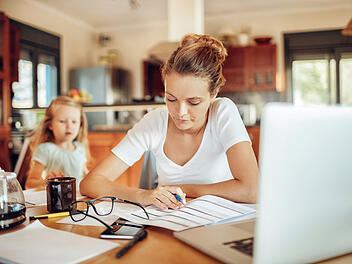 Arbeit, Homeoffice, Familie