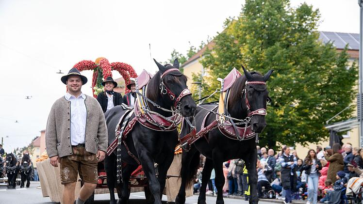 Fränkischer Erntedankfestzug in Fürth