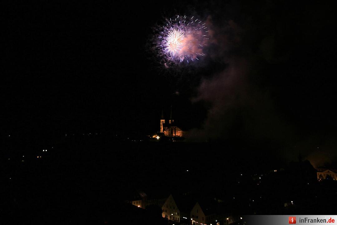 Sandkerwa-Feuerwerk in Bamberg
