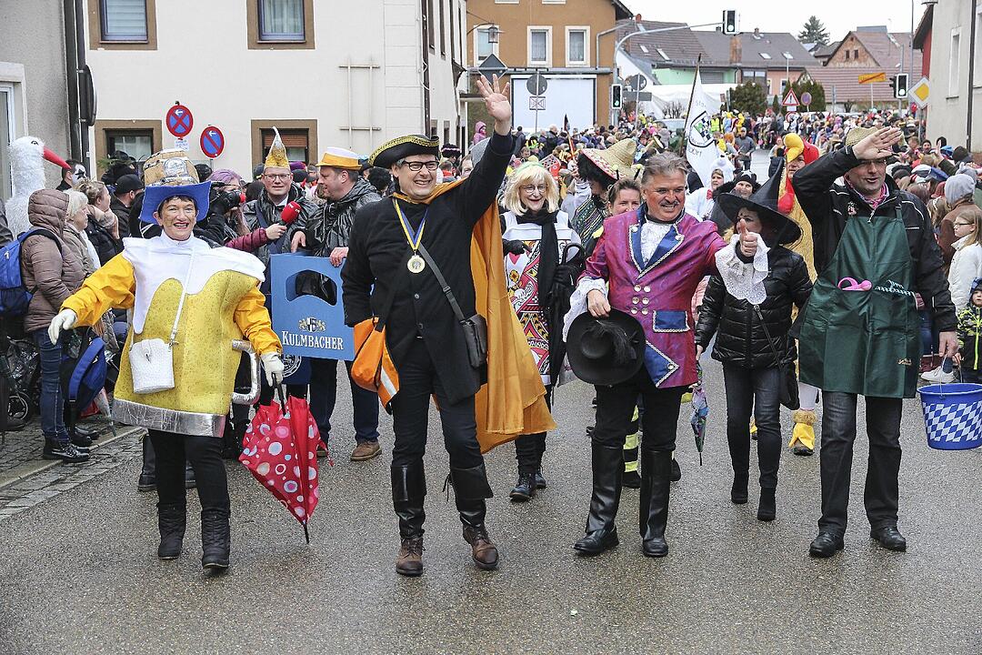 Großer Faschingsumzug  zum Stadtsteinacher Marktplatz