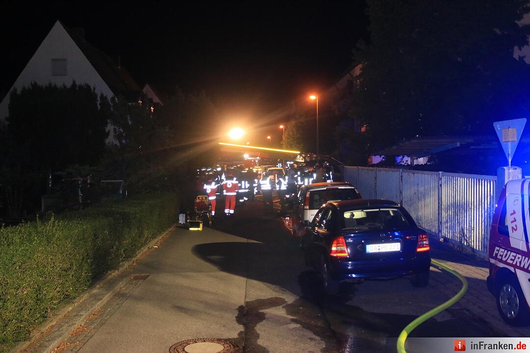 Brand in Mehrfamilienhaus in Memmelsdorf