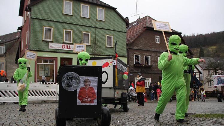 Faschingszug in Bad Brückenau 2016 Foto: Ulrike Müller