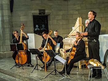 Die Capella Antiqua Bambergensis gastierte zum Reformationsjubiläum in der katholischen Pfarrkirche St. Augustin in Coburg. Foto: Jochen Berger