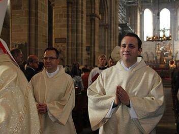 Tobias Fehn (rechts) war beeindruckt von der großen Anteilnahme.Veronika Schadeck