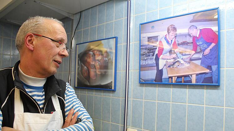 Der Blick auf das Bild wirkt ein bisschen wehmütig. Es soll seinen Platz im Zuhause in Thüringen bekommen.