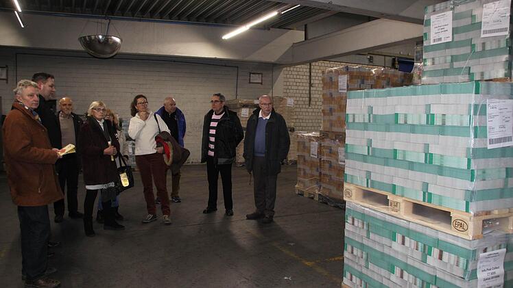 Betriebsführung bei Baumann Druck Foto: Dagmar Besand