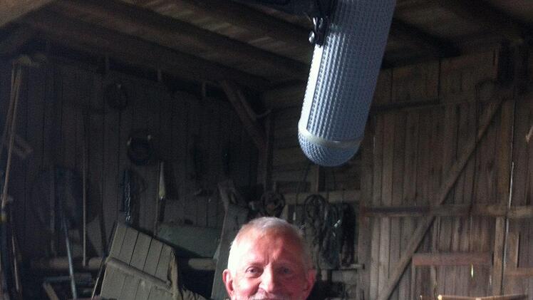 Ewald Heyder ist Landwirt - und jagen tut er auch gern. In seiner Heimat, Steinbach an der Haide&nbsp; Foto: BR