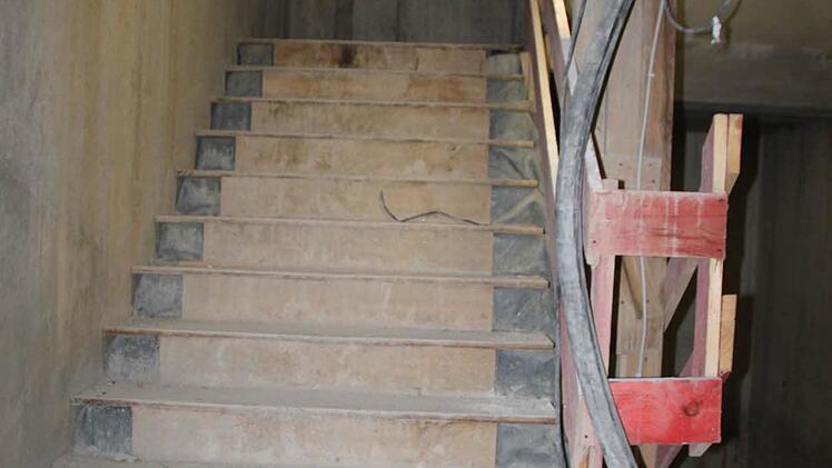 Rundgang durch Haus Waldenfels in Bad Brückenau im August 2015 Foto: Ulrike Müller