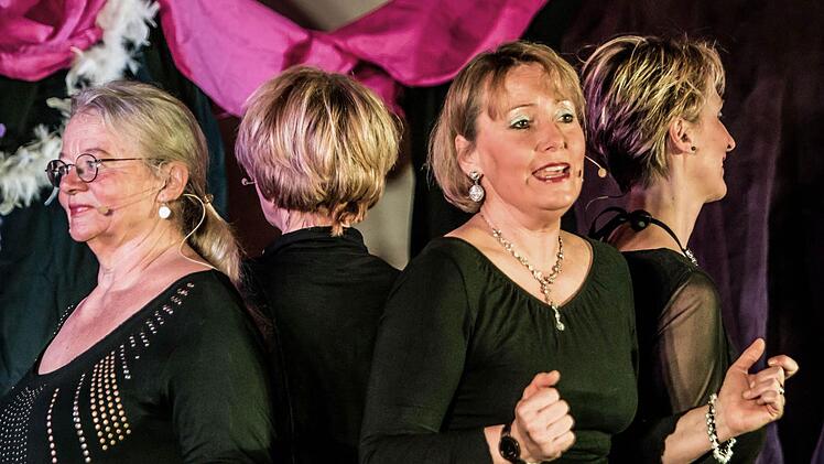 Die Avantgardinen: Impressionen vom Gastspiel im Coburger Haus Contakt.Foto: Jochen Berger