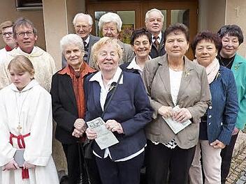 Diese Jubilare feierten zum 60. und 70. Mal ihre Erstkommunion.