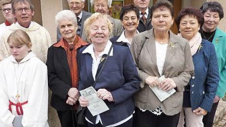 Diese Jubilare feierten zum 60. und 70. Mal ihre Erstkommunion.