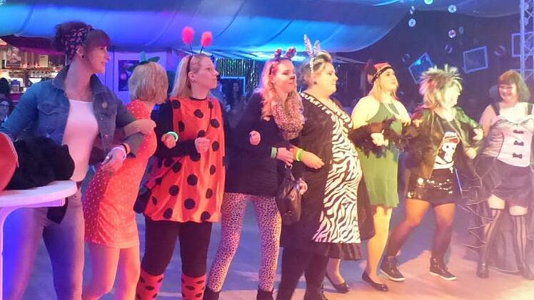 Impresssionen von der Faschingsparty des Karnevalclubs Röttenbach. Foto: Pauline Lindner