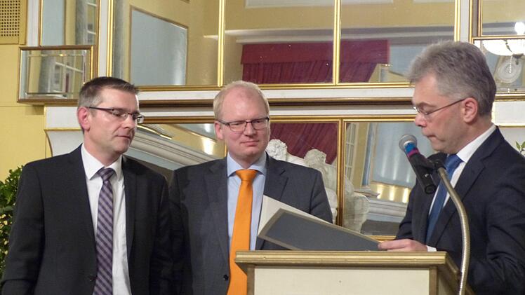 Lars Schrettenbrunner, Stefan Rickert und Alexander Büchel (von links)  Foto: Pauline Lindner