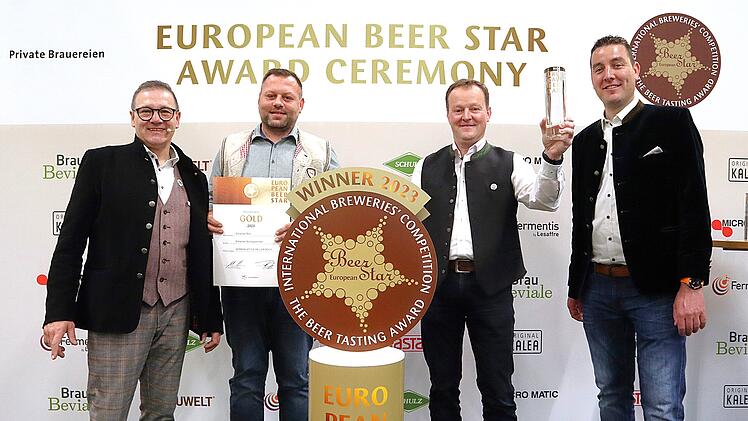 Hof: Brauerei Scherdel gewinnt Gold beim European Beer Star 2023