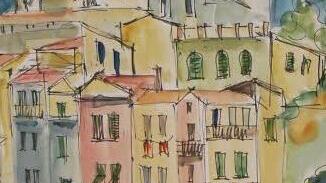 Heide Kunze-Lysek zeigt ausgewählte Werke im Coburger Ämtergebäude.Foto: Jochen Berger