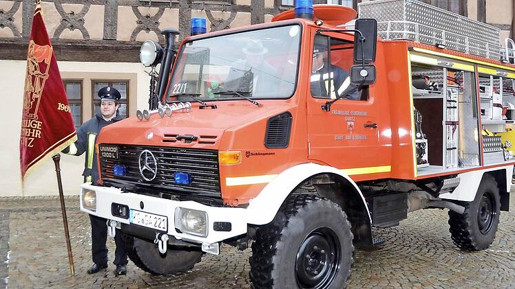 Das neue Fahrzeug der Garitzer Feuerwehr Fotos: Peter Rauch