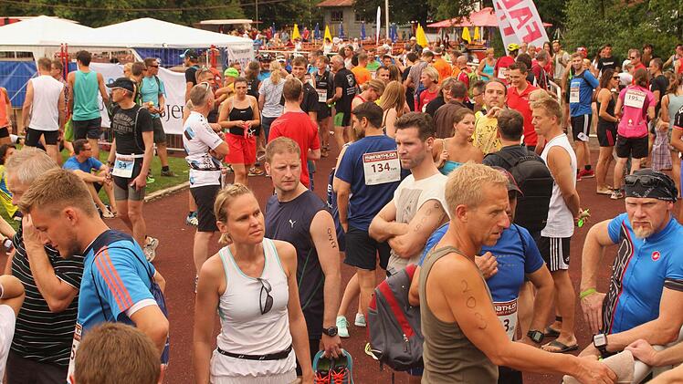 Auf dem Sportgelände auf der Mainhalbinsel herrschte den ganzen Tag Hochbetrieb.