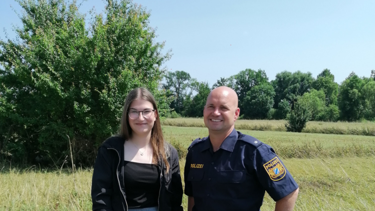 Nachdem ein Polizist einer 18-Jährigen das Leben gerettet hat, haben sich die beiden wieder getroffen.
