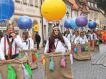 Erstmals wird der Faschingszug von Eltmann direkt über den Marktplatz führen und nicht - wie auf diesem Bild zu sehen - über die Schottenstraße ziehen. Foto: Günther Geiling