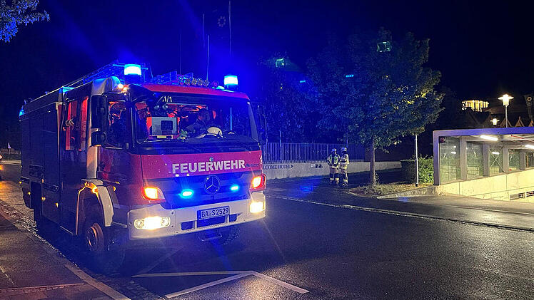 Feuerwehreinsatz in Bamberger Hotel - wegen künstlichem Nebel