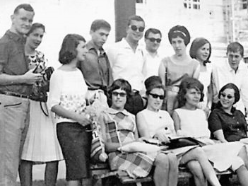 Abschluss-Abiturfahrt nach Wien 1964 Foto: Friedhelm Vahsen