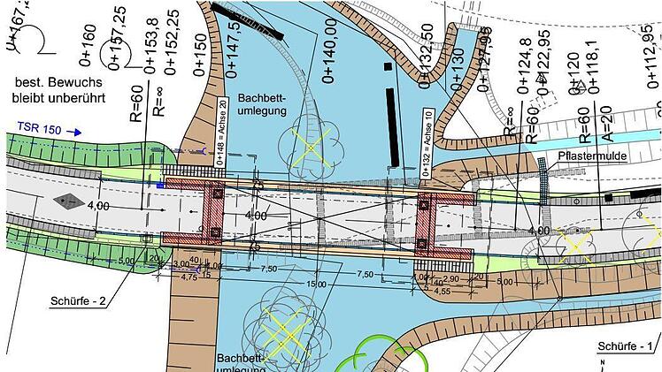 So sieht die Planung des Büros Schnabel aus Konradsreuth für den Neubau der Hummendorfer Brücke aus.