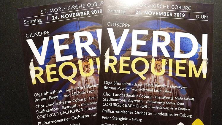 Giuseppe Verdis Requiem erklingt am Sonntag, 24. November, in der Coburger Morizkirche.