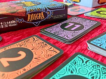 Allegra im Test - Starkes fränkisches Karten-Optimierspiel