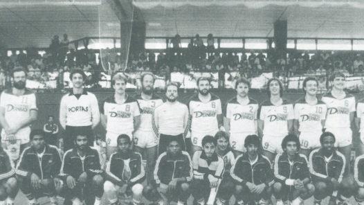 Die Nationalmannschaft von Katar war 1987 zu Gast im Schul- und Sportzentrum. Archiv 1. FC Bad Brückenau