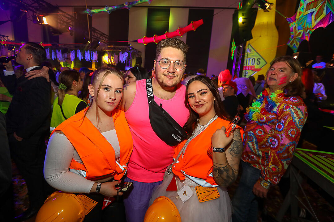 Beste Partystimmung in der Stadthalle