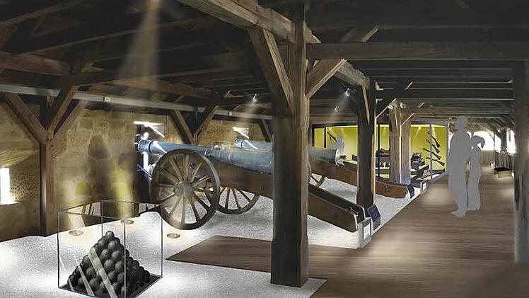 Ein neues Artillerie-Museum soll in der Gedeckten Bastei entstehen.  Fotos: Kunstsammlungen