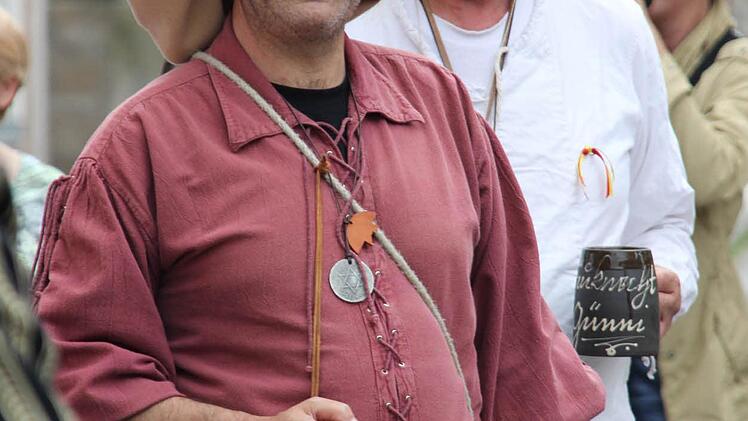 Historischer Festzug durch Kronach. Foto: Marco Meißner