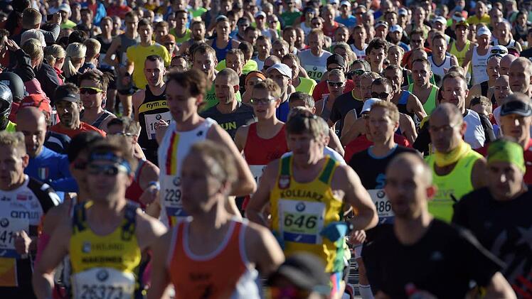 Impressionen vom Berlin-Marathon.  Foto: dpa