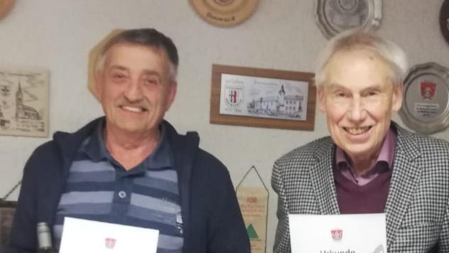 Passive Mitglieder: Christian Breitenbach (links) und Gerhard Schumm.