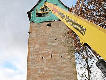 Jetzt kann am Jörgentor gearbeitet werden.  Foto: Thomas Malz