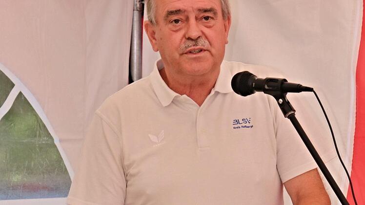 Reinhold Heilmann vom BLSV-Kreis Haßberge 8Helmut Will