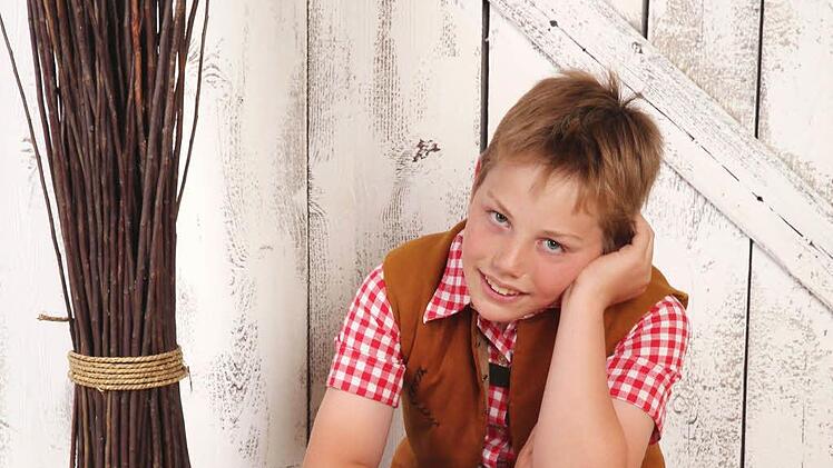 Mathis Menzel (12) als HeinerleFoto Sommeroperette