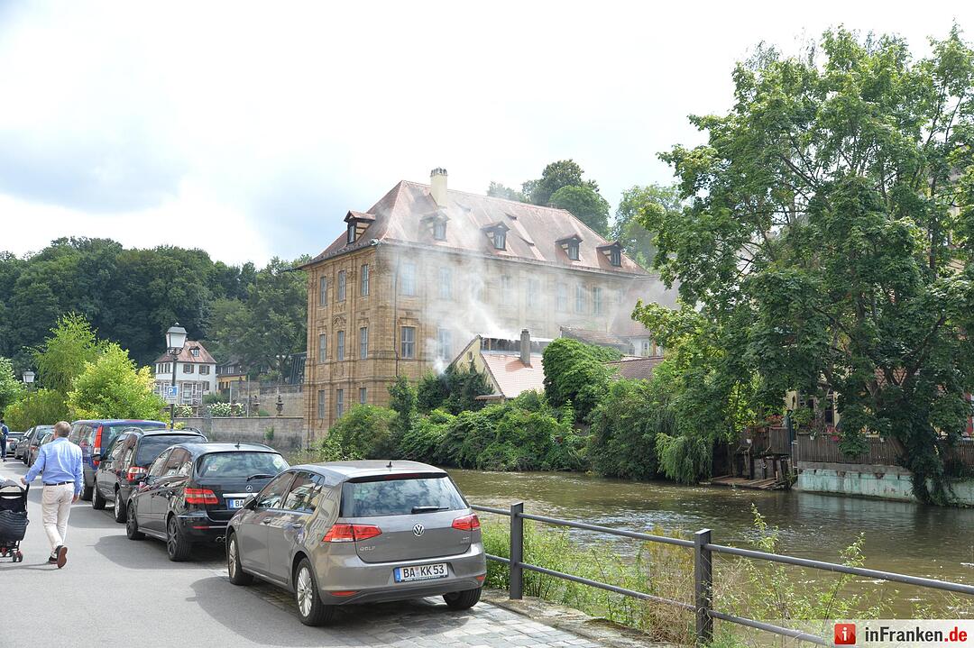 Brand in der Concordiastraße in Bamberg