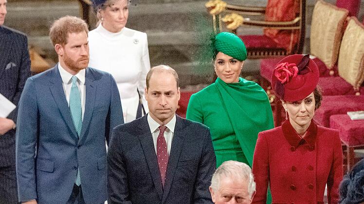 Britisches K&ouml;nigshaus - Charles und S&ouml;hne William und Harry