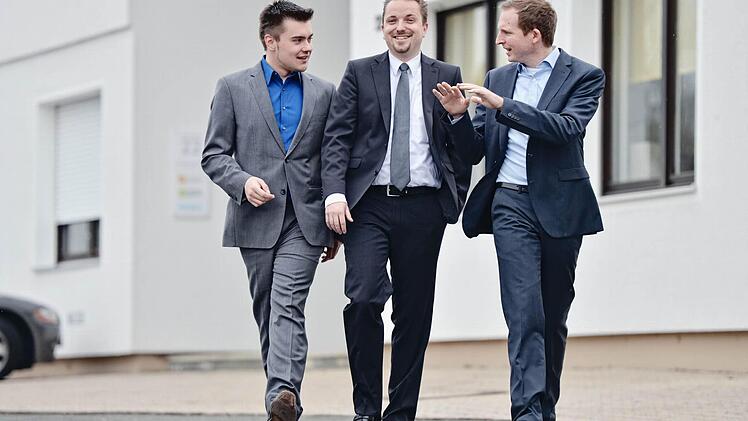 Das Management der Ihnen Group - Firmengründer Michael Ihnen (MItte) und seine Mitgesellschafter Timo Heinold (links) und Tobias Langmeyer (rechts). Foto: privat