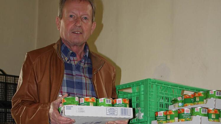 Seit einem Jahr engagiert sich Hans-Jürgen Schelle als Vorsitzender der Brückenauer Tafel. Foto: Ulrike Müller