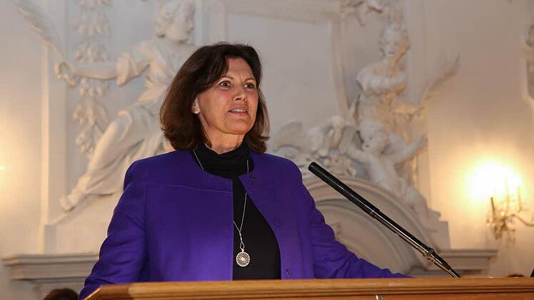 Ilse Aigner, stellv. Ministerpräsidentin in Bayern und Wirtschaftsministerin, bei ihrer Rede in Banz Foto: Barbara Herbst