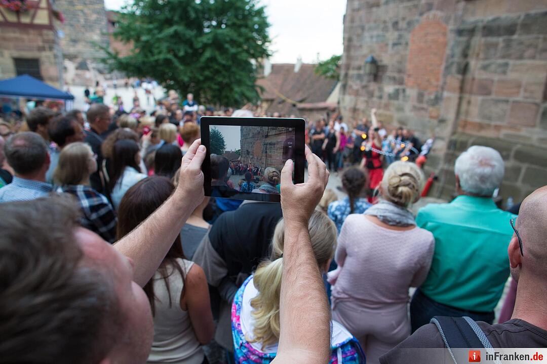Burgfest auf der Kaiserburg in Nürnberg