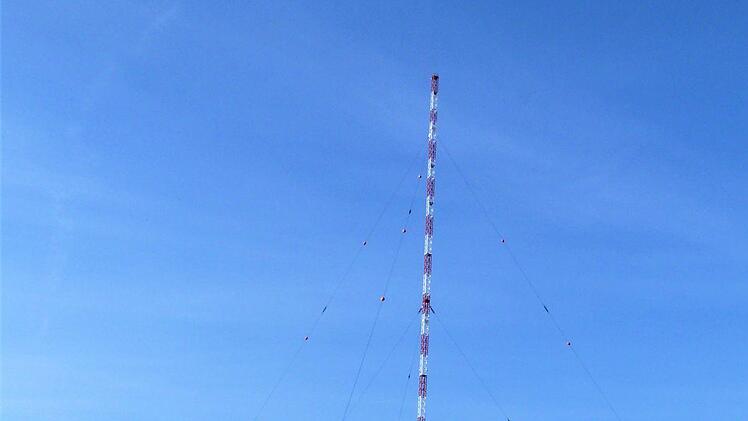 Noch steht der Mast.Werner Reißaus