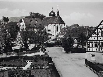 Der Marktplatz Heiligenstadt in den fünfziger Jahren Repro: Wolf