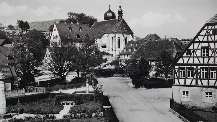Der Marktplatz Heiligenstadt in den fünfziger Jahren Repro: Wolf