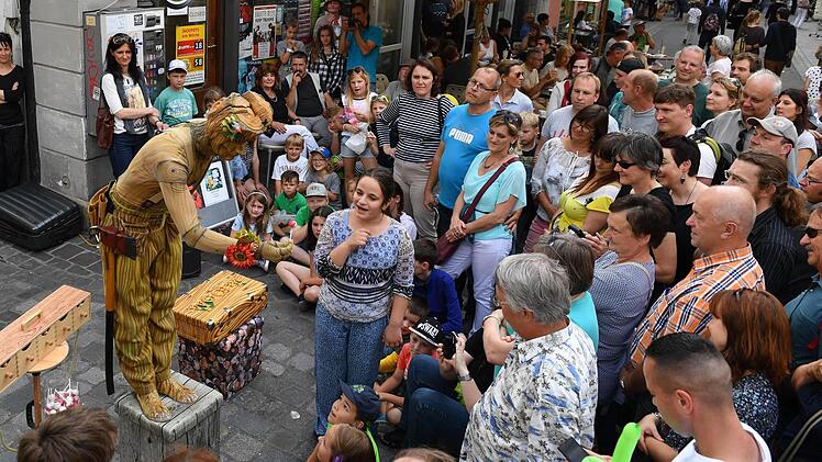 Johnman als "Woody" in der Austraße. Foto: Ronald Rinklef