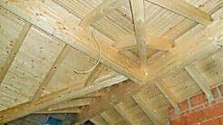 Sichtdachstuhl (Innenansicht)