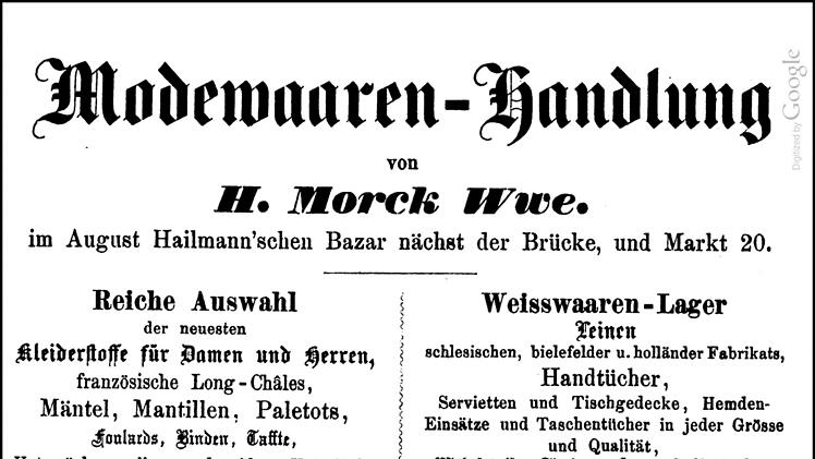 Finanziert werden Adressbücher damals wie heute durch Inserate. Sie geben Einblick in die Geschäftswelt. Quelle: Google-Books/Repro: Britz